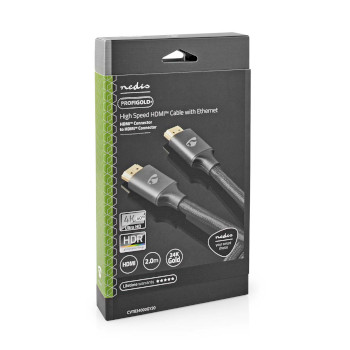 CVTB34000GY20 High speed ​​hdmi™-kabel met ethernet | hdmi™ connector | hdmi™ connec Verpakking foto