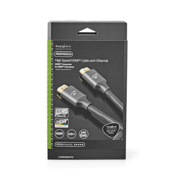 CVTB34000GY30 High speed ​​hdmi™-kabel met ethernet | hdmi™ connector | hdmi™ connec  foto