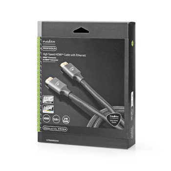 CVTB34000GY50 High speed ​​hdmi™-kabel met ethernet | hdmi™ connector | hdmi™ connec Verpakking foto
