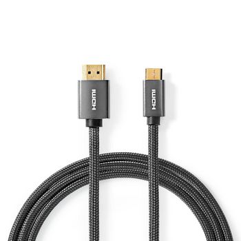 CVTB34500GY20 High speed ​​hdmi™-kabel met ethernet | hdmi™ connector | hdmi™ mini-c