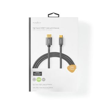 CVTB34500GY20 High speed ​​hdmi™-kabel met ethernet | hdmi™ connector | hdmi™ mini-c  foto