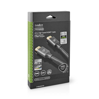 CVTB35000GY20 Ultra high speed ​​hdmi™-kabel | hdmi™ connector | hdmi™ connector | 8 Verpakking foto