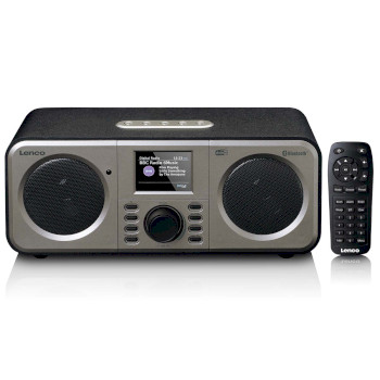 DAR-030BK Stereo dab+ fm-radio met bluetooth® zwart Product foto
