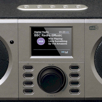 DAR-030BK Stereo dab+ fm-radio met bluetooth® zwart Product foto