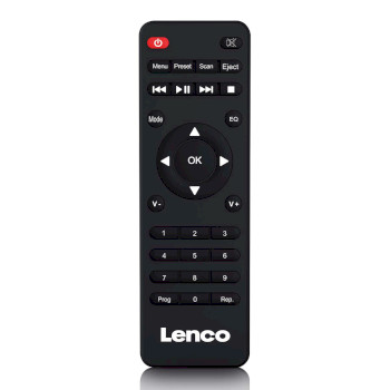 DAR-061BK Dab+ fm-radio met cd mp3-speler bluetooth zwart Product foto