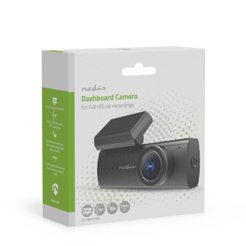 DCAM1024BK Dash cam | 1080p@30fps | 2 mpixel | wi-fi | lcd | nachtzicht | zwart Verpakking foto