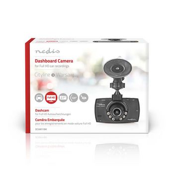 DCAM11BK Dash cam | 1080p@30fps | 12.0 mpixel | 2.7 \