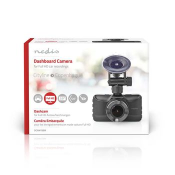 DCAM15BK Dash cam | 1080p@30fps | 12.0 mpixel | 3.0 \