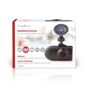 DCAM40BK Dash cam | 1440p@30fps | 12.0 mpixel | 2.31 \