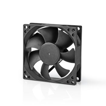 DCFAN8025BK Dc ventilator | dc | grootte ventilator: 80 mm | 3-pin | 35.6 dba | zwart Product foto