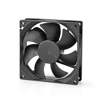 DCFAN9225BK Dc ventilator | dc | grootte ventilator: 92 mm | 3-pin | 26.7 dba | zwart Product foto