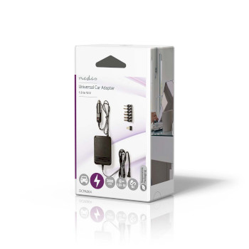 DCPA004 Universal dc power adapter | auto-adapter | 24 w | ingangsvoltage: 12 v dc / 24 v dc | 1.5 / 3 / 4.5 Verpakking foto