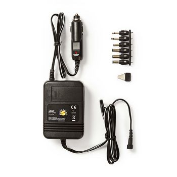 DCPA004 Universal dc power adapter | auto-adapter | 24 w | ingangsvoltage: 12 v dc / 24 v dc | 1.5 / 3 / 4.5