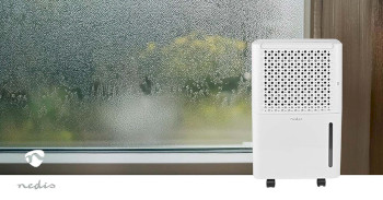 DEHU10WT Luchtontvochtiger | 10 l/dag | ontvochtiging / automatisch / was drogen / ventilatie | ja | 100 m Product foto