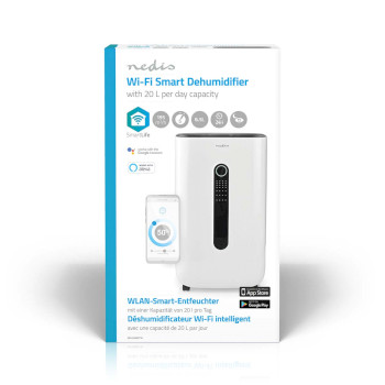 DEHU20WTW Smartlife luchtontvochtiger | wi-fi | 20 l/dag | ontvochtiging / continu / was drogen / ventilatie |  foto