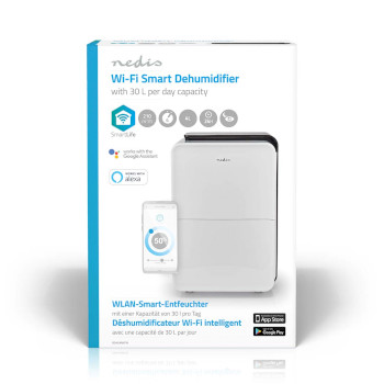 DEHU30WTW Smartlife luchtontvochtiger | wi-fi | 30 l/dag | ontvochtiging / continu / was drogen / ventilatie |  foto