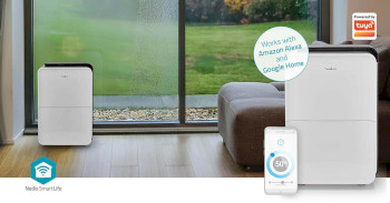 DEHU30WTW Smartlife luchtontvochtiger | wi-fi | 30 l/dag | ontvochtiging / continu / was drogen / ventilatie | Product foto