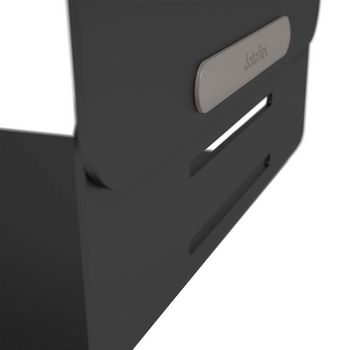 DF-45123 Addit bento beeldschermverhoger adjustable 123 vast 20 kg zwart In gebruik foto