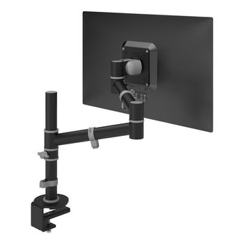 DF-48123 Viewgo monitorarm desk 123 kantelen 8 kg zwart In gebruik foto