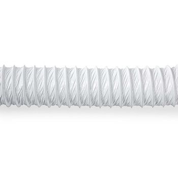 DRHO100BWT30 Pvc luchtafvoerslang | 100 mm | 3.00 m | geschikt voor: air ventilation / tumble dryers | wit Product foto