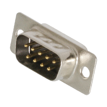DSC-009 Computer plug d-sub 9-pins male zilver