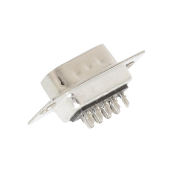 DSC-009 Computer plug d-sub 9-pins male zilver In gebruik foto