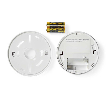 DTCTCO40WT Koolmonoxidemelder | batterij gevoed | batterijlevensduur tot: 5 jaar | met pauzeknop | met testknop Product foto