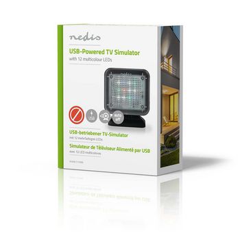 DUMSTV10BK Tv-simulator | usb gevoed | binnen | zwart Verpakking foto