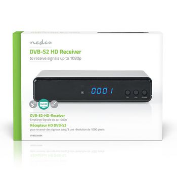 DVBS2265BK Dvb-s2-ontvanger | free to air (fta) | 720p / 1080p | h.265 | 1000 kanalen | persoonlijke videorecor  foto