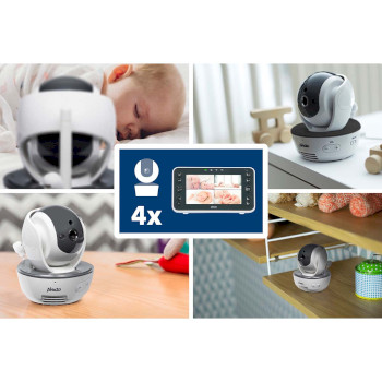 DVM200XL Video-babyfoon met 5\