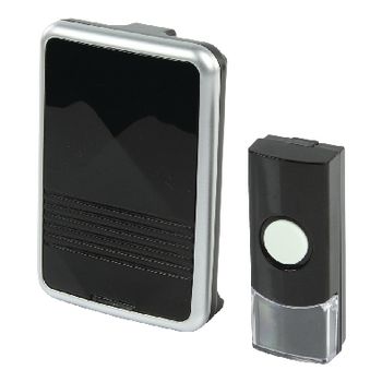 EL-WDB401 Draadloze deurbel set batterijgevoed zwart Product foto