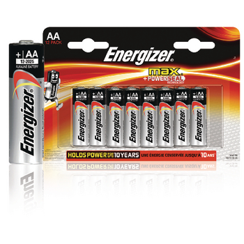 EN-53541025900 Alkaline batterij aa 1.5 v max 12-blister Verpakking foto