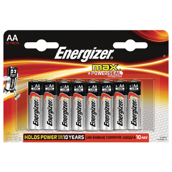 EN-53541025900 Alkaline batterij aa 1.5 v max 12-blister