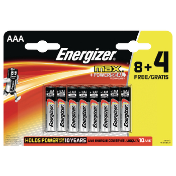 EN-E300112200 Alkaline batterij aaa 1.5 v max 12-promotional blister