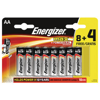 EN-E300115600 Alkaline batterij aa 1.5 v max 12-promotional blister