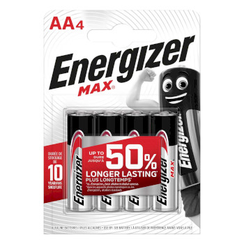 EN-MAXAA4 Alkaline-batterij aa | 1.5 v dc | 4-blister