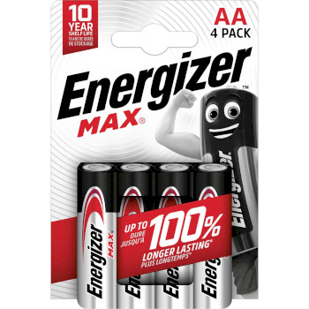 EN-NMAXAA4 Alkaline-batterij aa | 1.5 v dc | 4-blister