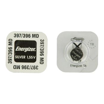 EN397/396P1 Zilveroxide batterij sr59 | 1.55 v dc | 33 mah | 1-pak | horloge | zilver Verpakking foto