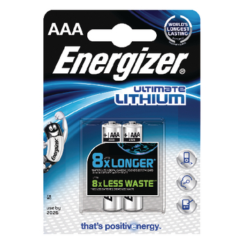 ENLITHIUMAAAP2 Lithium batterij aaa 1.5 v ultimate 2-blister