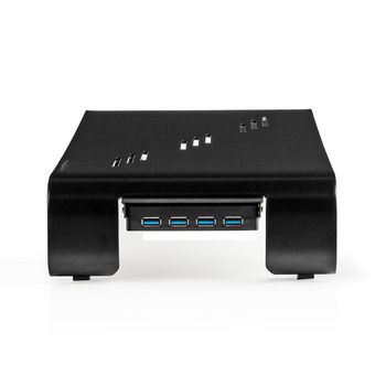 ERGOMFSU3400BK Monitorstandaard | ergonomie: yes | maximaal draagvermogen: 18 kg | universeel | usb hub | verstelba Product foto