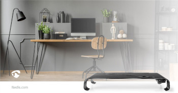 ERGOMFSU3400BK Monitorstandaard | ergonomie: yes | maximaal draagvermogen: 18 kg | universeel | usb hub | verstelba Product foto