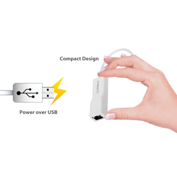 EU-4208 Usb 2.0 fast ethernet-adapter 10/100 mbit wit Product foto