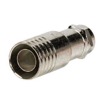 F4324212 F-connector 6.0 mm male metaal zilver Product foto