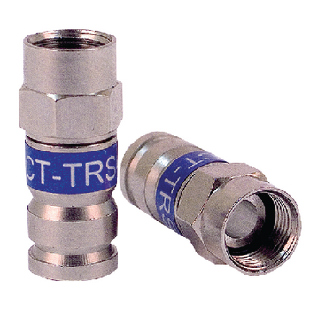 F4324221 F-connector 6.0 mm male zilver