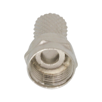 FC-003PROF F-connector 4.6 mm male zilver Product foto