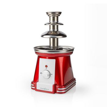 FCCF100FRD Chocolade fountain | 90 w | rood / wit Product foto