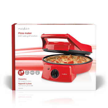 FCPM100FRD Pizzamaker en grill | 30 cm | regelbare temperatuur | 1800 w  foto
