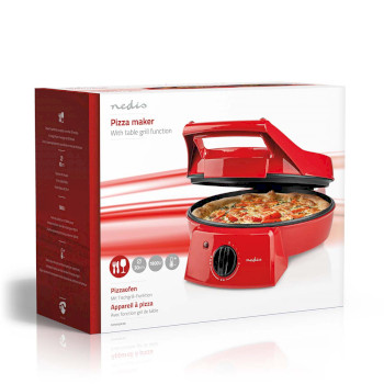 FCPM100FRD Pizzamaker en grill | 30 cm | regelbare temperatuur | 1800 w Verpakking foto