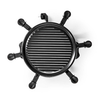FCRA210FBK6 Gourmet / raclette | grill | 6 personen | spatel | anti-aanbak laag | rond Product foto