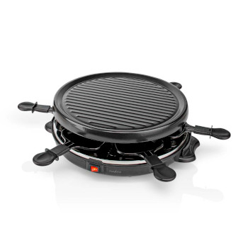 FCRA210FBK6 Gourmet / raclette | grill | 6 personen | spatel | anti-aanbak laag | rond Product foto